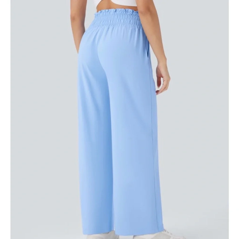 HALARA Women's Sky Blue Wide-Leg Pants small - Picture 3 of 16